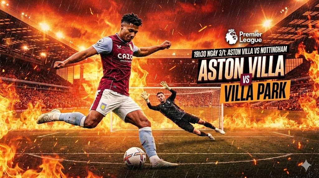 19h30 ngay 3 1 aston villa vs nottingham Bức tranh phong độ trái ngược của hai đội bóng